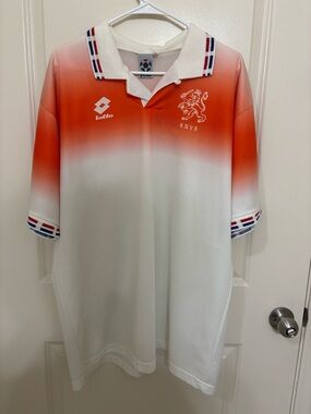 Lotto Netherlands 1996 Away Soccer Jersey Size XXL